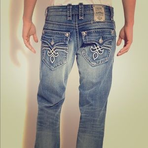 Rock revival adrien straight jeans, mens